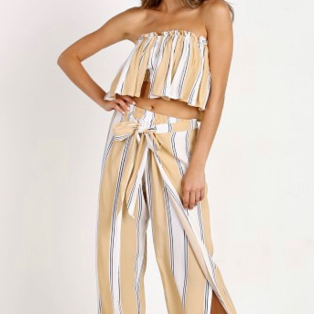 Faithful the Brand Revolve Crop top strapless